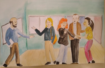 ציור ע"י גלית פלד